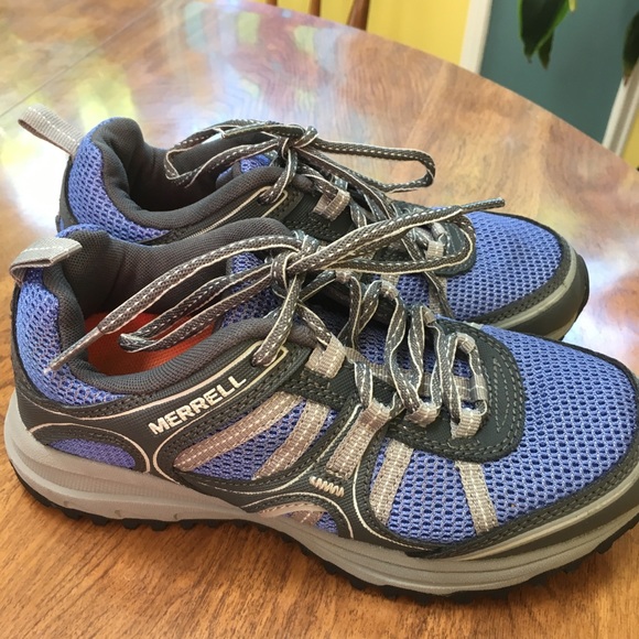 Merrell Shoes - Merrell Purple and Gray Trail Sneakers